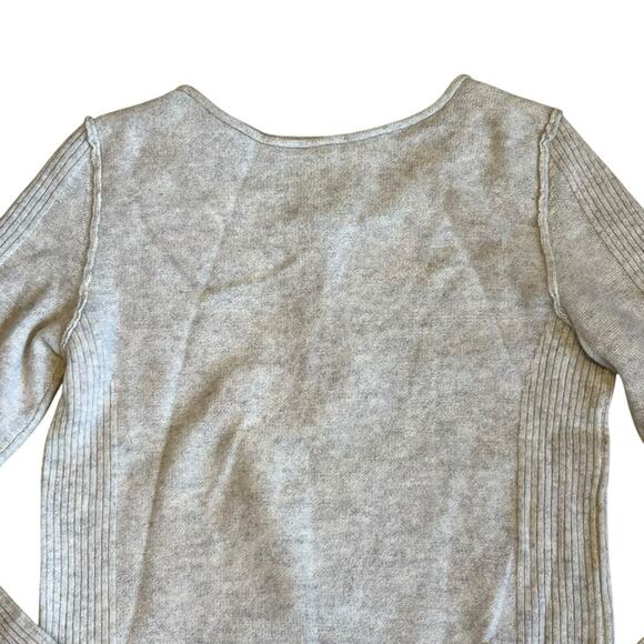 Free People Women’s Sz XS Gray Cashmere Liquid Sugar Henley Sweater - Picture 8 of 13